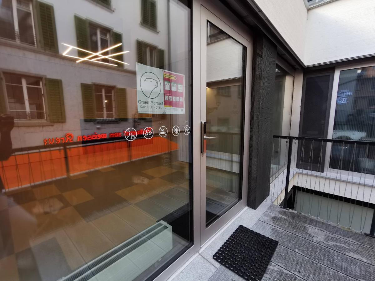 Green Marmot Capsule Hotel Zuerich Exterior foto